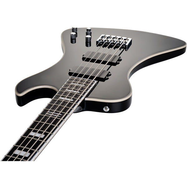 Hagstrom Nekromant 5 5-string right-handed bass guitar in Black Gloss