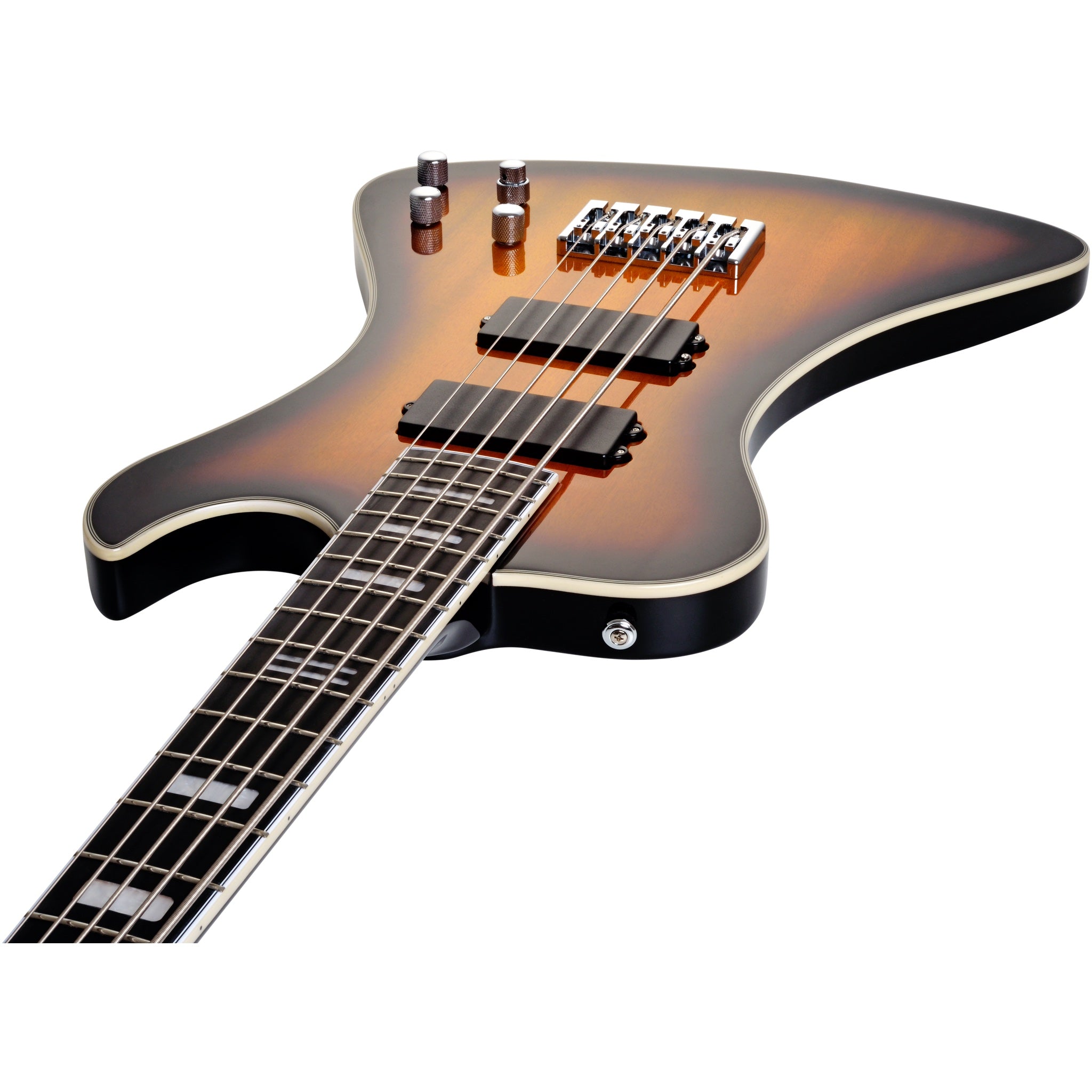 Hagstrom Nekromant 5 5-string right-handed bass guitar in Tobacco Sunburst