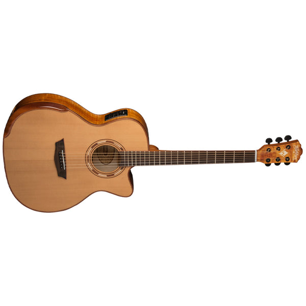 Washburn G66SCE Comfort Deluxe Spalted Maple acoustic-electric guitar