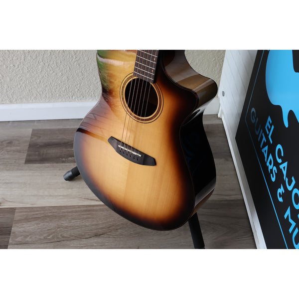 Breedlove Artista Pro Concerto CE Acoustic-Electric Guitar – Burnt Amber