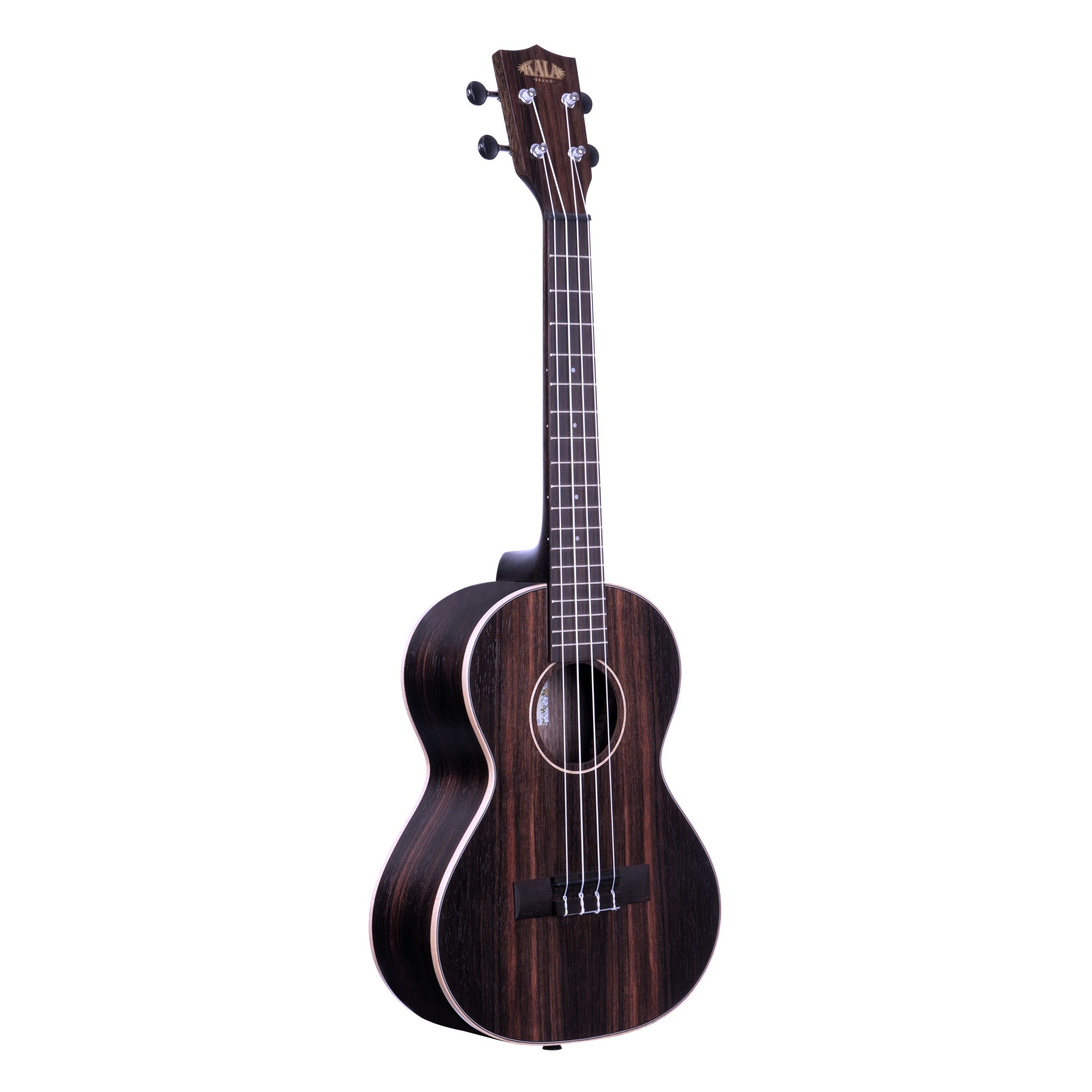 Kala Striped Ebony Tenor Ukulele with EQ – KA-EBY-TE