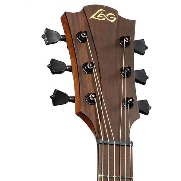 LAG T118ACE Auditorium Cutaway Acoustic-Electric Guitar – Natural