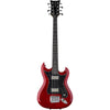 Hagstrom H8-II 8-String Bass Guitar – Wild Cherry Transparent – Hardshell Case Included