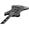 Hagstrom Nekromant 4 4-string right-handed bass guitar in Black Gloss