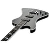Hagstrom Nekromant 4 4-string left-handed bass guitar in Black Gloss