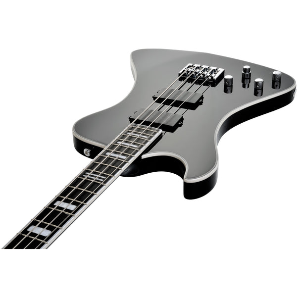 Hagstrom Nekromant 4 4-string left-handed bass guitar in Black Gloss