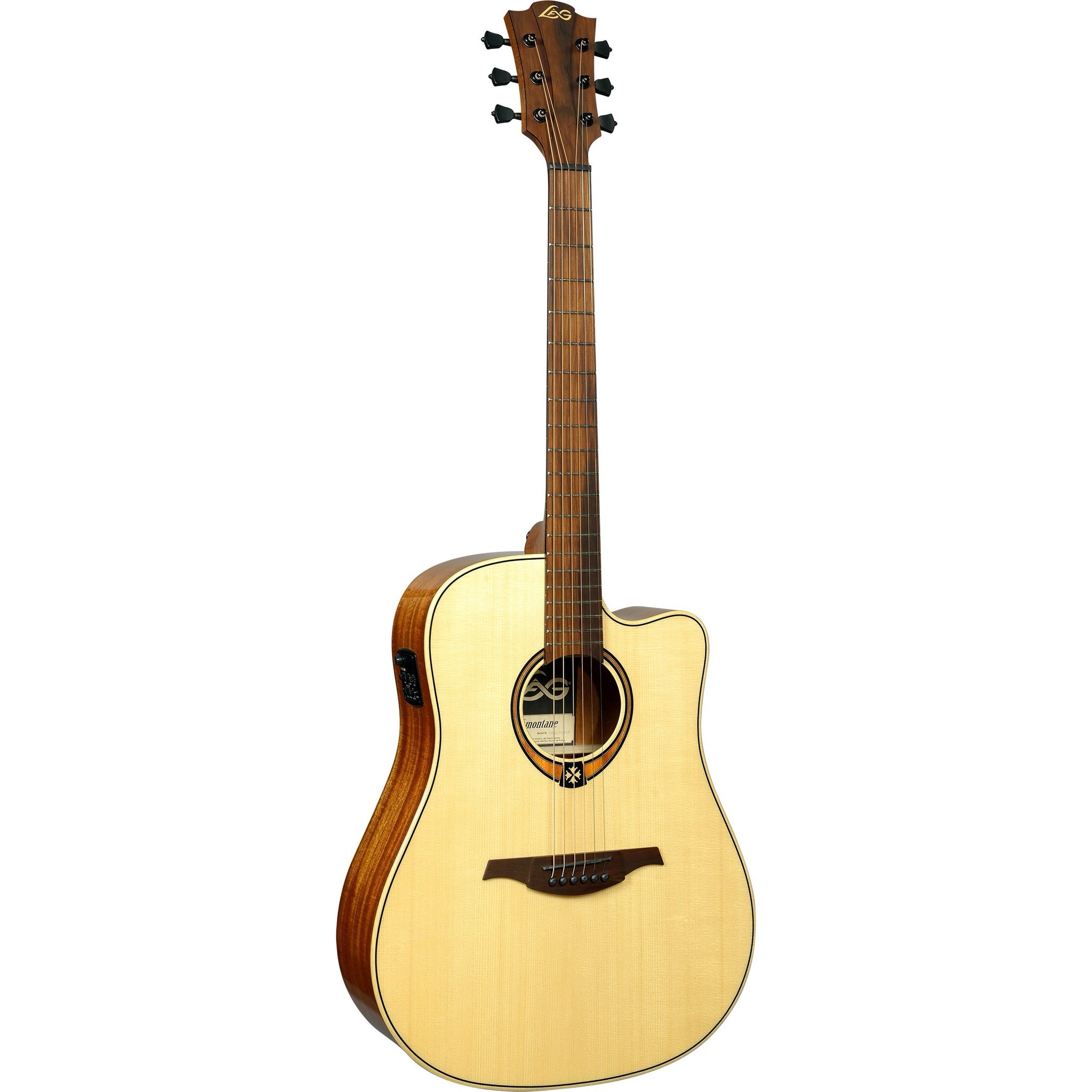 Lâg T88DCE Tramontane 88 Dreadnought Acoustic-Electric Guitar – Natural