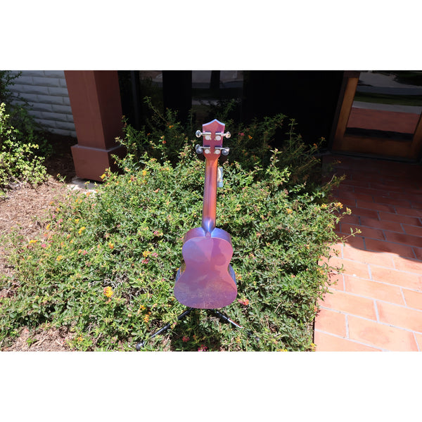 Eddy Finn Ocean King Purple Sparkle Concert Ukulele