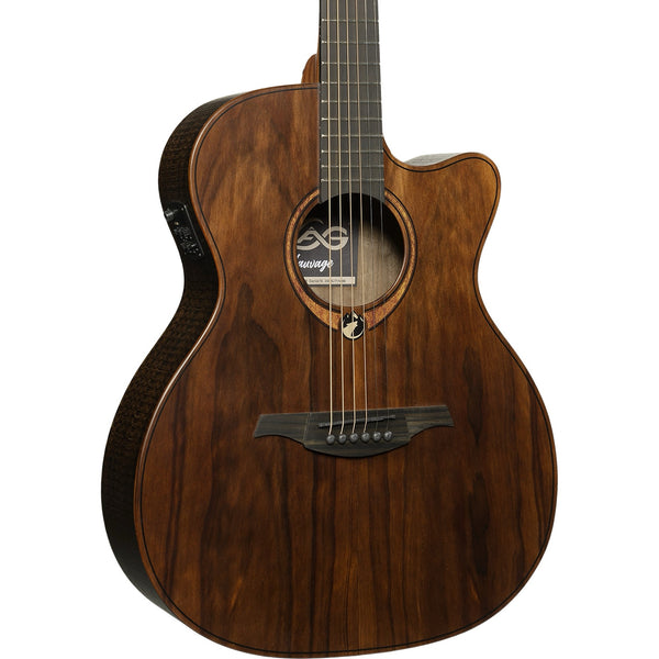 LAG Sauvage ACE Auditorium Cutaway Acoustic-Electric Guitar