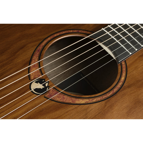 LAG Sauvage ACE Left-Handed Auditorium Cutaway Acoustic-Electric Guitar