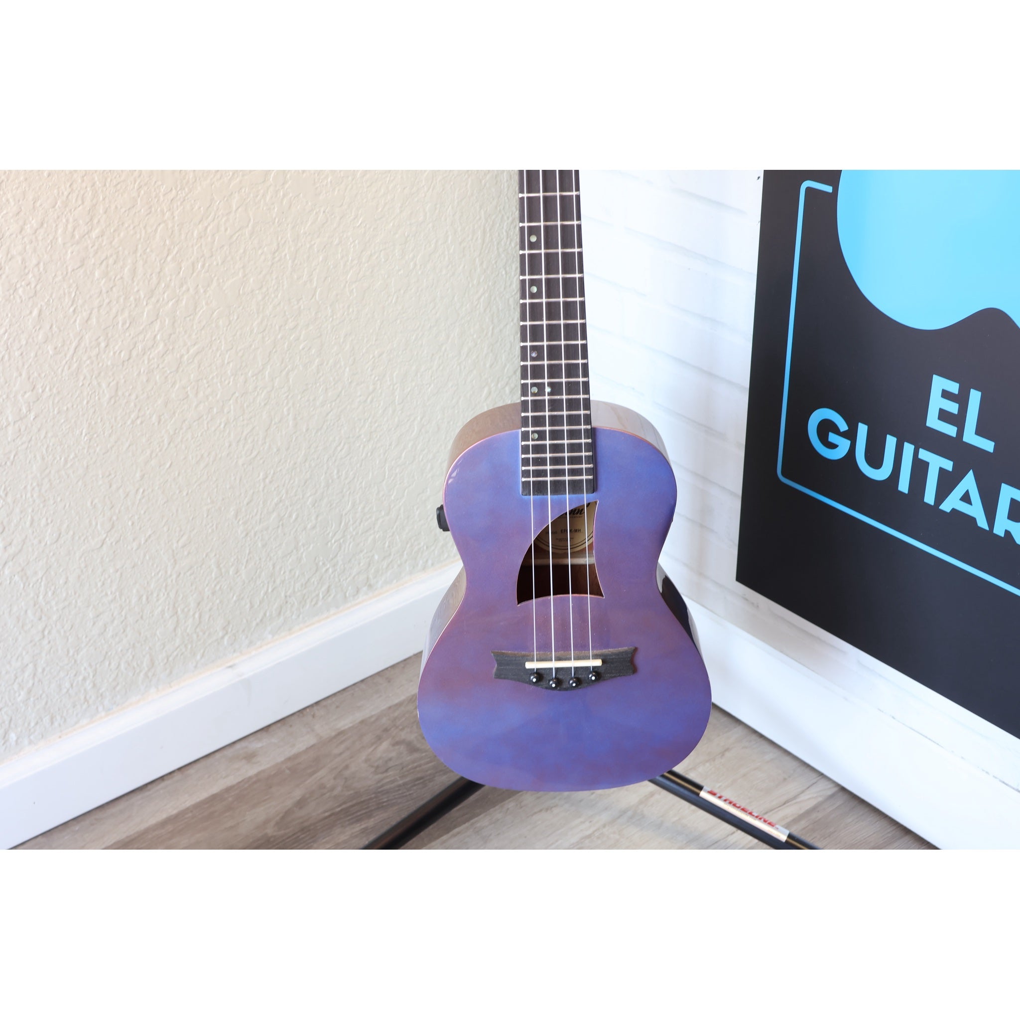 Eddy Finn Ocean King Series Concert Ukulele Purple Sparkle