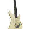 Enya Inspire Smart Electric Guitar Beige neck and fretboard detail