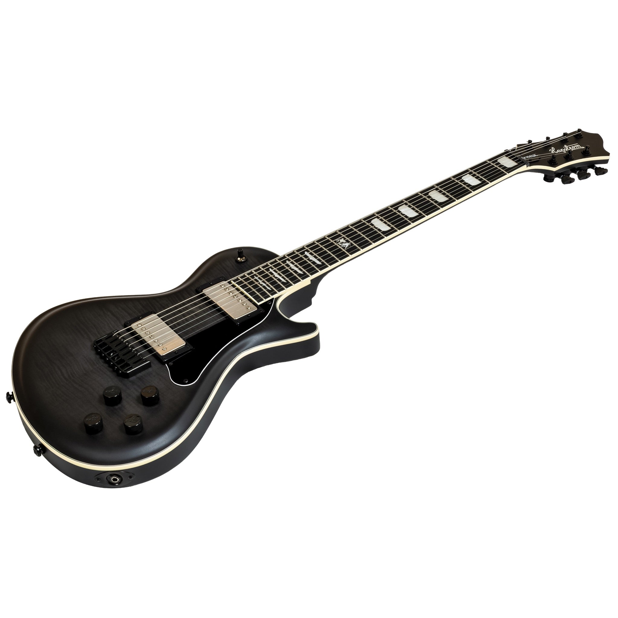 Hagstrom Krona 7-String Electric Guitar – Burnt Charcoal