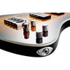 Hagstrom Nekromant 4 4-string right-handed bass guitar in Tobacco Sunburst