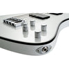 Hagstrom Nekromant 4 4-string right-handed bass guitar in White Gloss