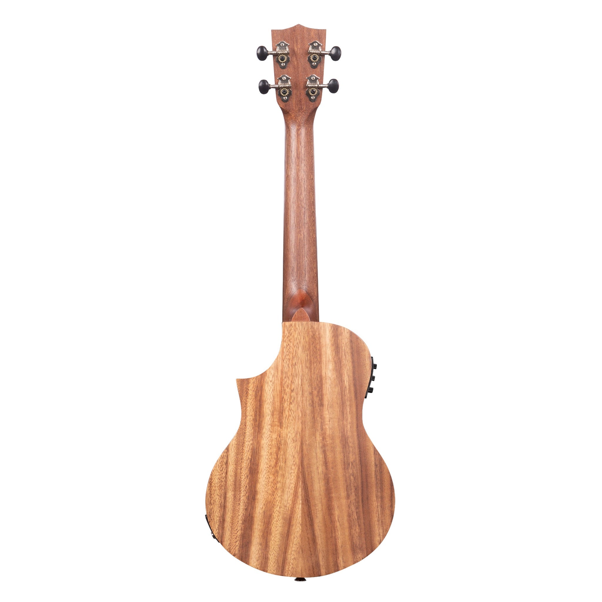 Kala Teak Tri-Top Tenor Ukulele w/ Cutaway & EQ - KA-TK-T-CE