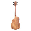 Kala Teak Tri-Top Tenor Ukulele w/ Cutaway & EQ - KA-TK-T-CE