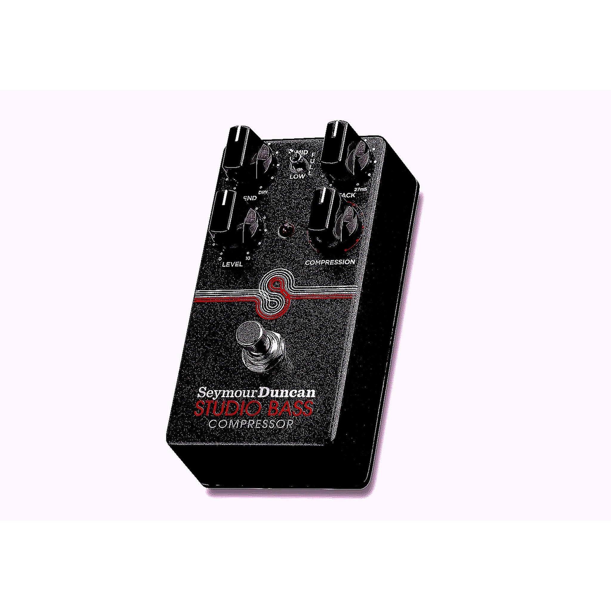 Studio Bass Compressor Pedal – Parallel Blend, 3-Mode EQ Toggle, Studio-Grade Compression