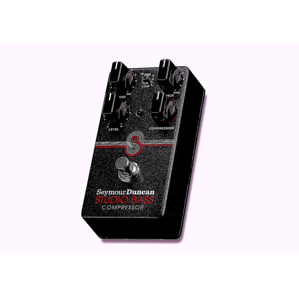Studio Bass Compressor Pedal – Parallel Blend, 3-Mode EQ Toggle, Studio-Grade Compression