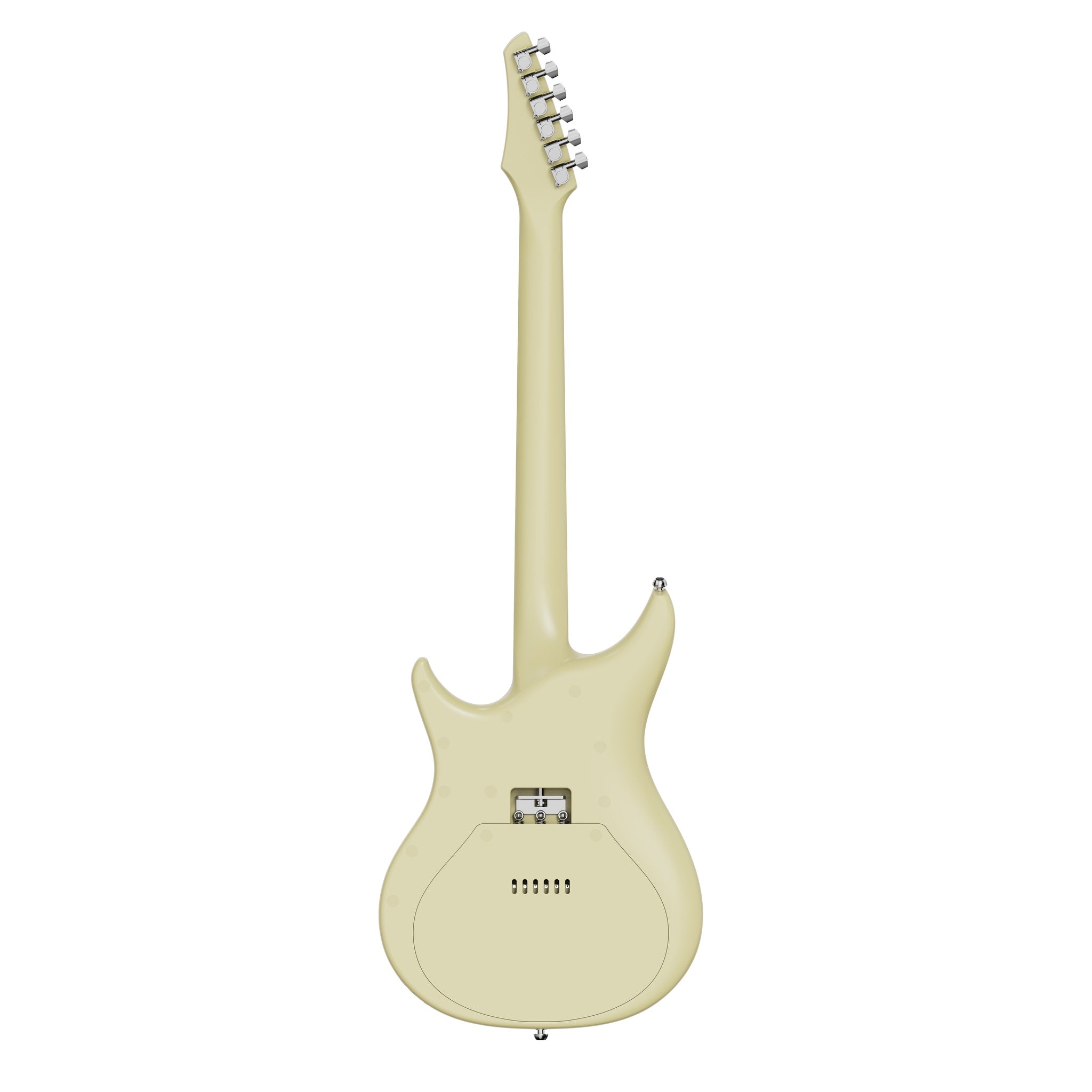 Enya Inspire Smart Electric Guitar Beige pickups and controls