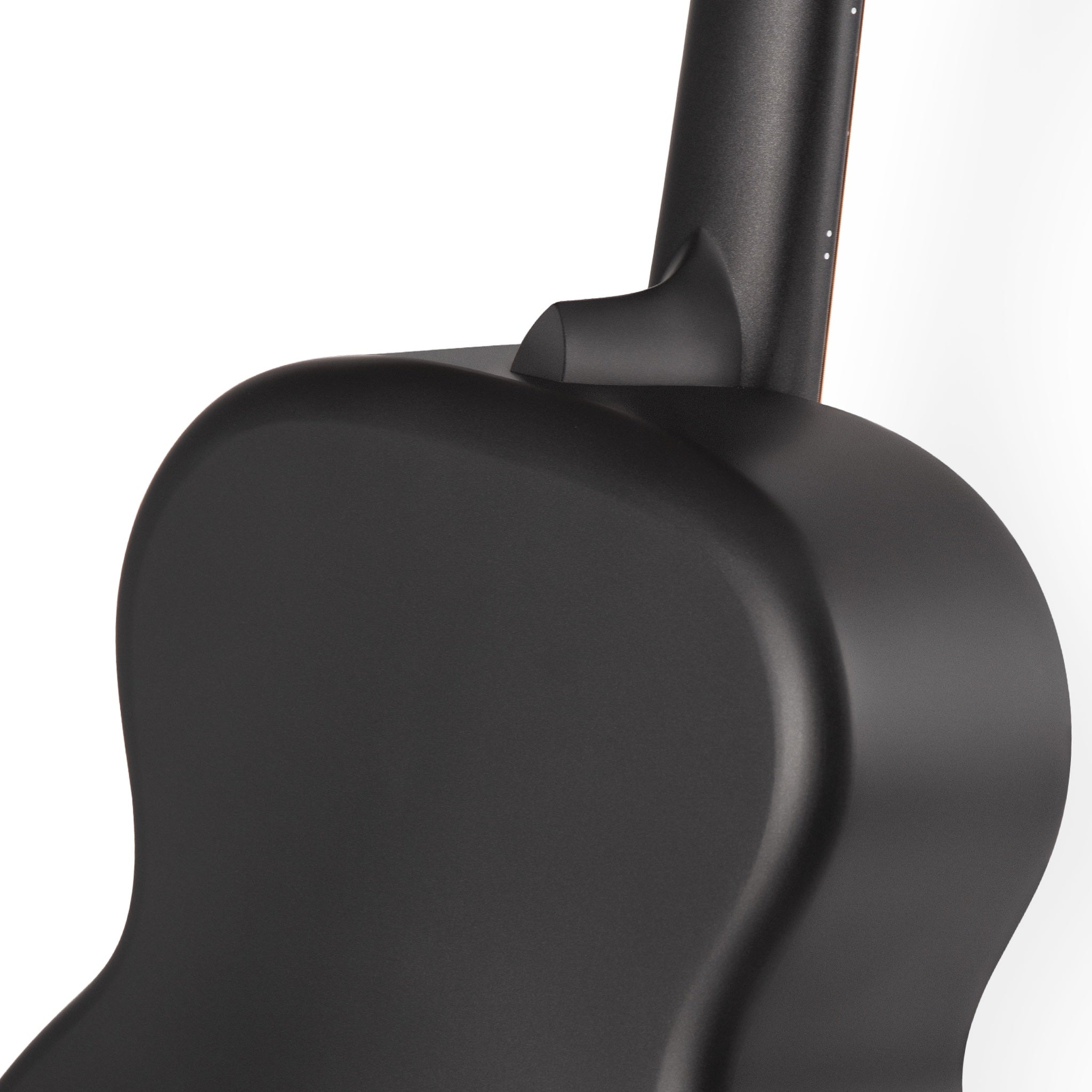 Enya X4 Pro Mini soundhole and body detail
