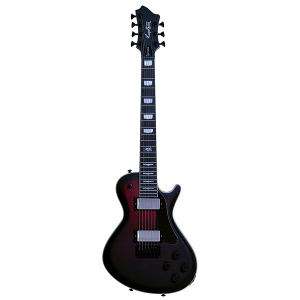 Hagstrom Krona 7-String Electric Guitar – Burnt Blood