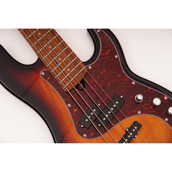 Tagima Predator 5 UQ multiscale 5-string bass in Sunburst - image 7