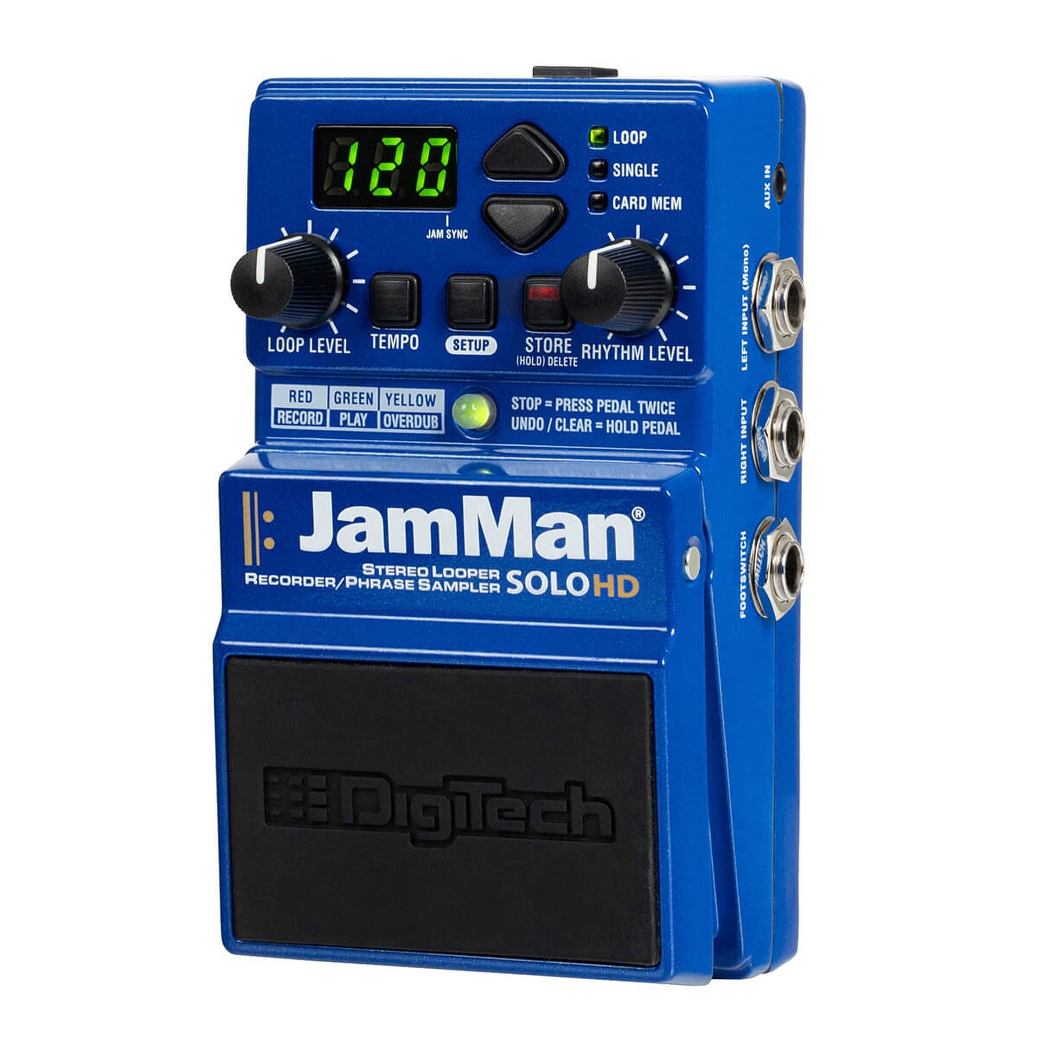 DigiTech JamMan Solo HD Compact Stereo Looper Pedal
