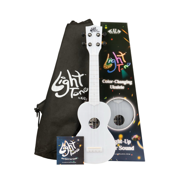 Kala Light Tone Color-Changing Light-Up Soprano Ukulele w/ Tote Bag – KA-LIGHT-S