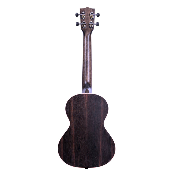 Kala Striped Ebony Tenor Ukulele with EQ – KA-EBY-TE