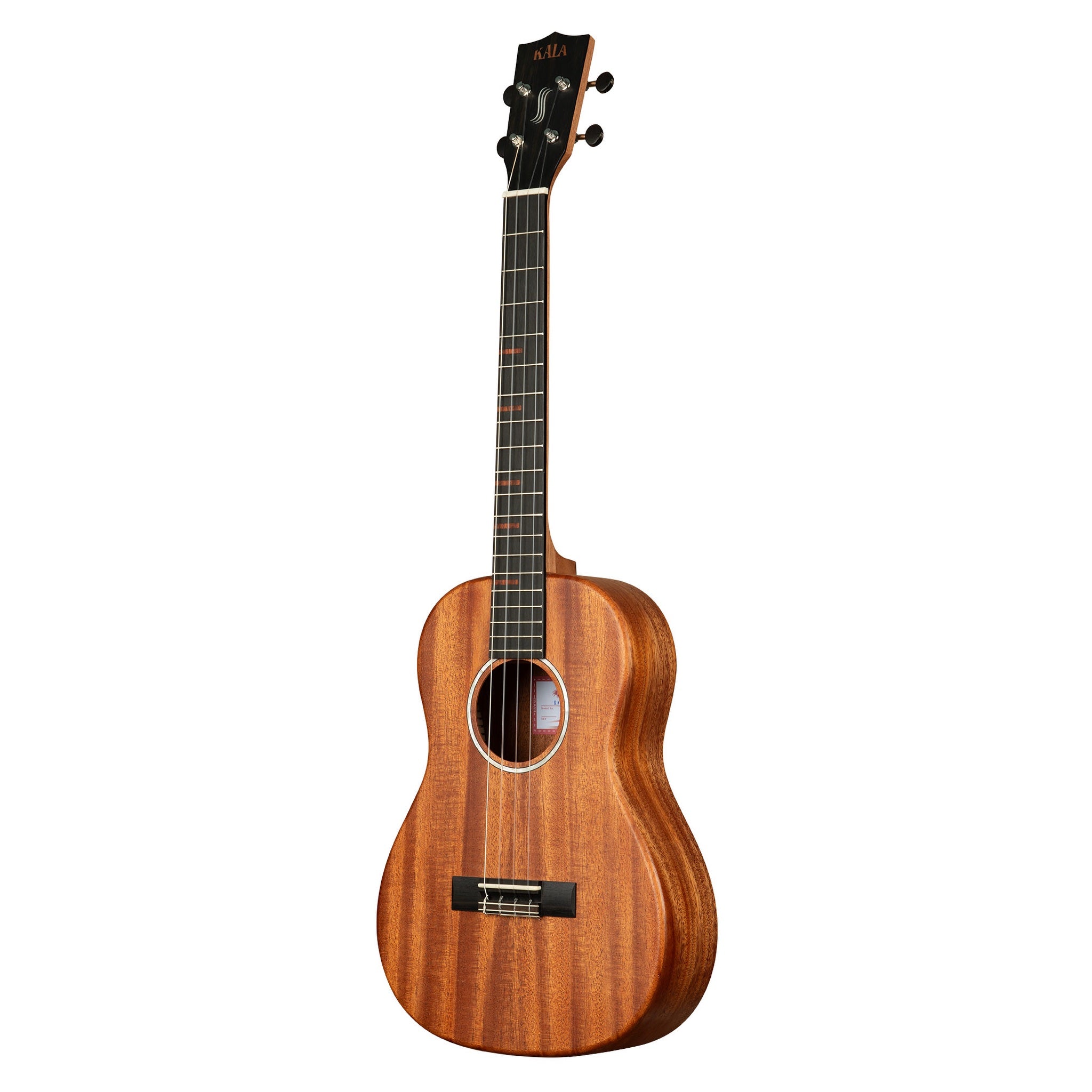 Kala All Solid Mahogany Waterfall Baritone Ukulele - KA-WF-AMHG-B_W/BAG