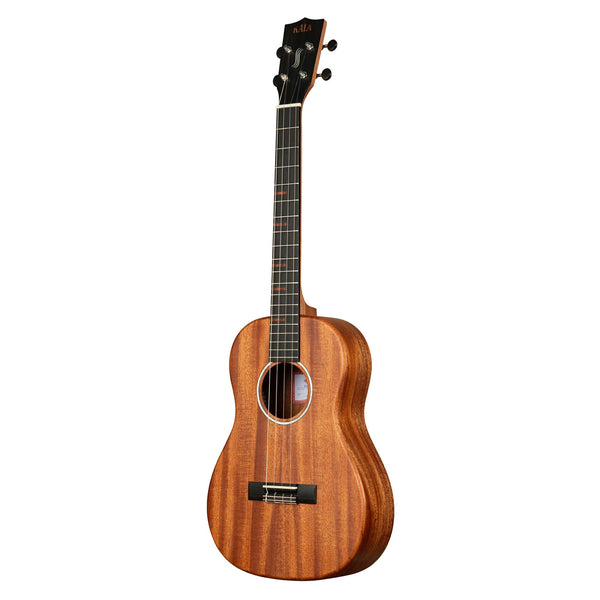 Kala All Solid Mahogany Waterfall Baritone Ukulele - KA-WF-AMHG-B_W/BAG