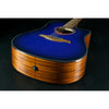 Lâg Tramontane Special Blue Burst Dreadnought Cutaway Acoustic-Electric Guitar