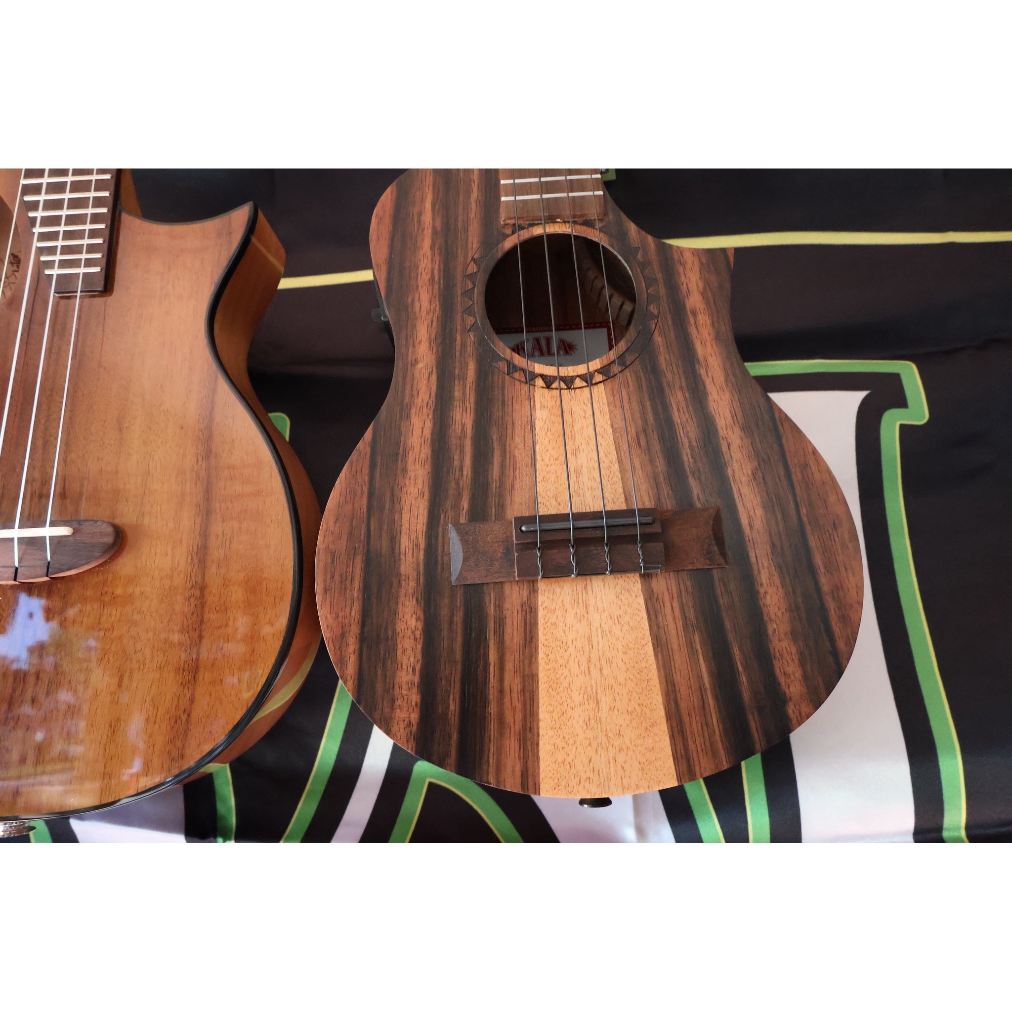Kala Amara Tri-Top Tenor Ukulele with Cutaway & EQ – KA-AM-T-CE