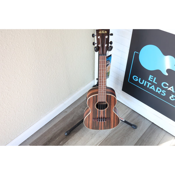 Kala Striped Ebony Tenor Ukulele with EQ – KA-EBY-TE