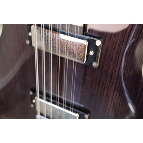 Washburn H12TB Wing Series Hawk 12-String Electric Guitar – Trans Black
