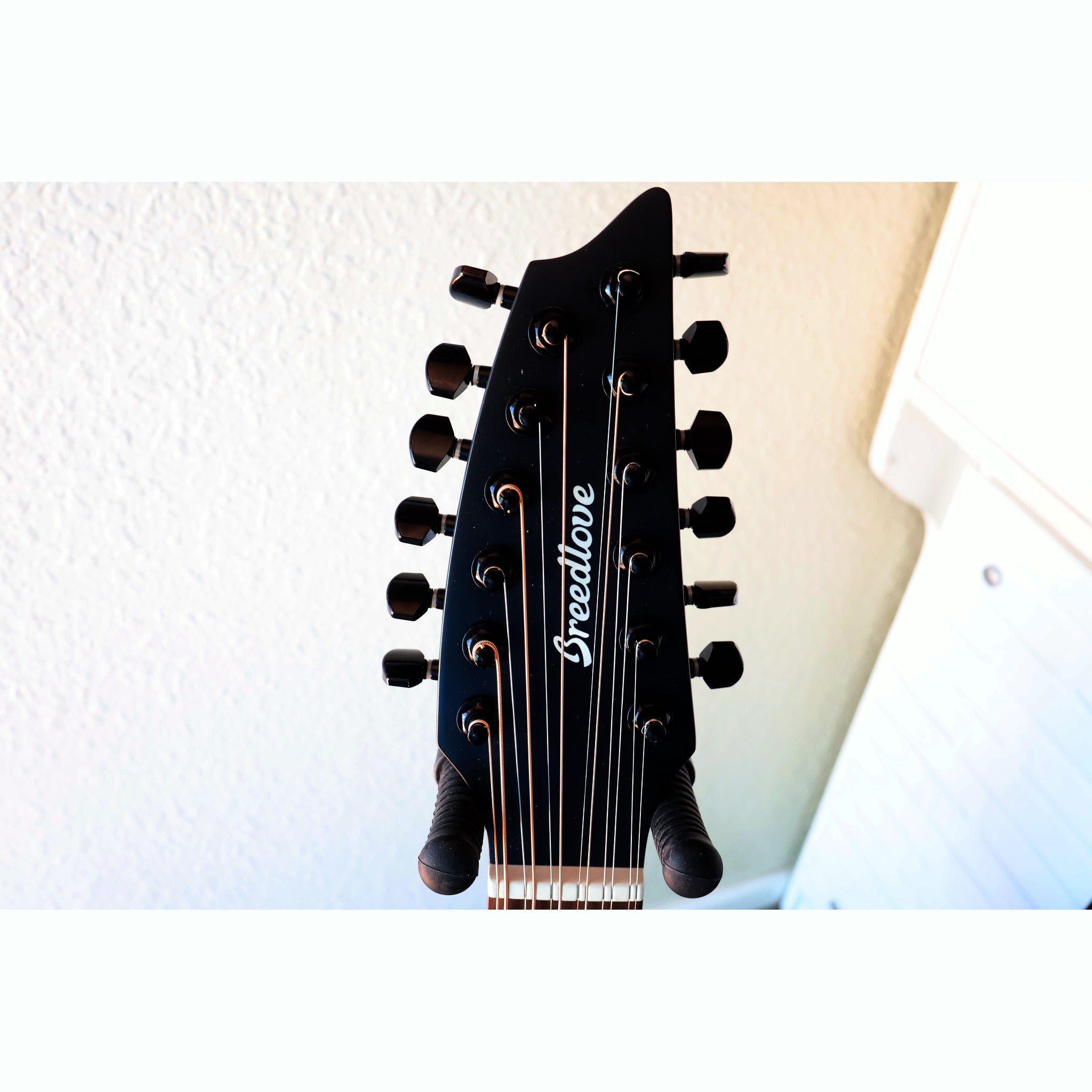 Breedlove Discovery S Concert Satin Black 12 String CE European-African Mahogany