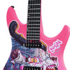 Enya Inspire Dragon Flame Smart Electric Guitar back view