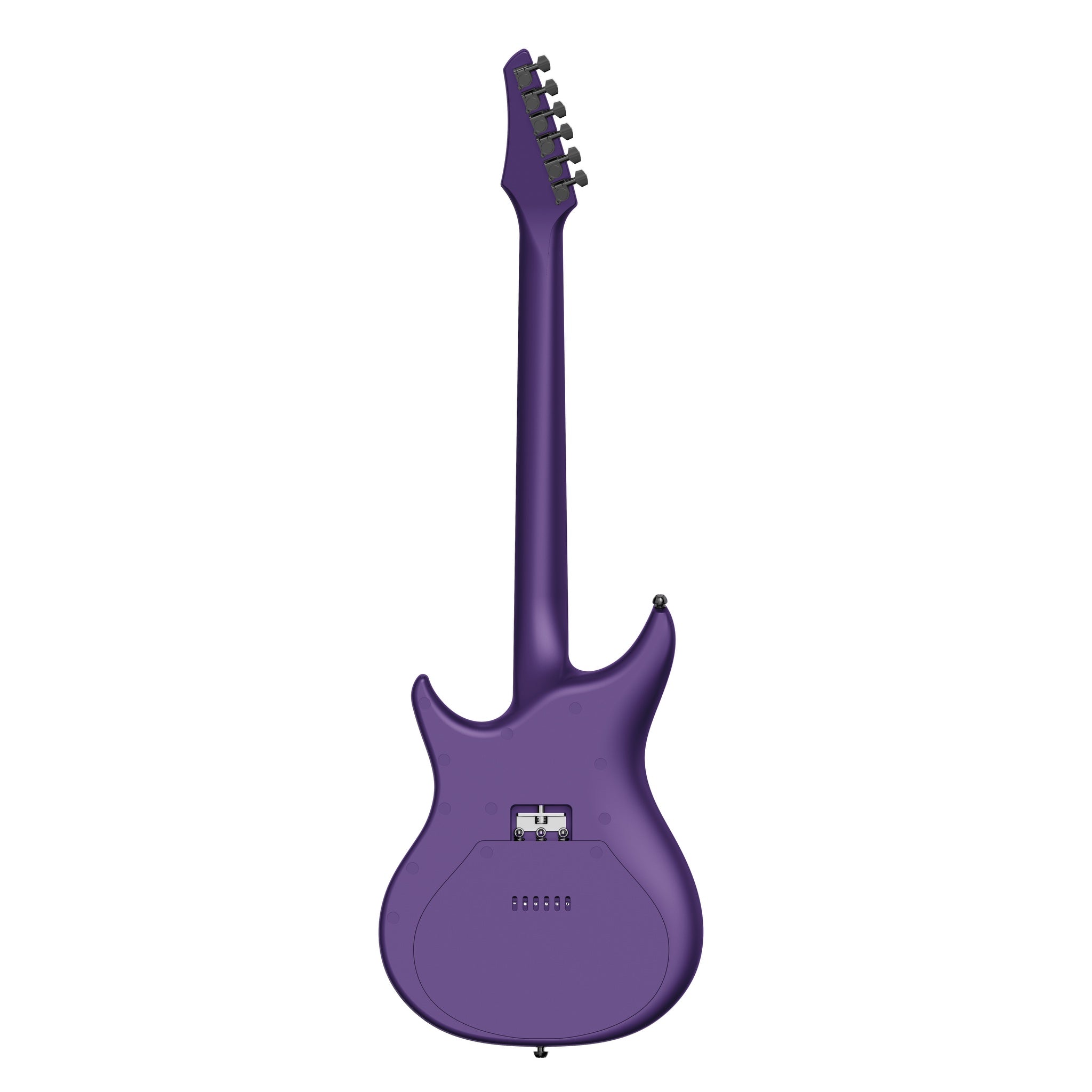 Enya Inspire Smart Electric Guitar Midnight Purple bridge detail