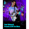 Enya Inspire Smart Electric Guitar Sky Blue bridge detail