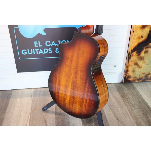 Breedlove Pursuit Exotic S Concert CE Acoustic-Electric Guitar – Edgeburst Koa