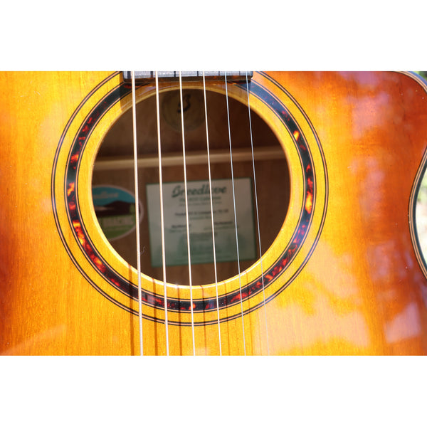 Breedlove Pursuit Exotic S Companion Tiger's Eye CE Myrtlewood-Myrtlewood — CC250205209