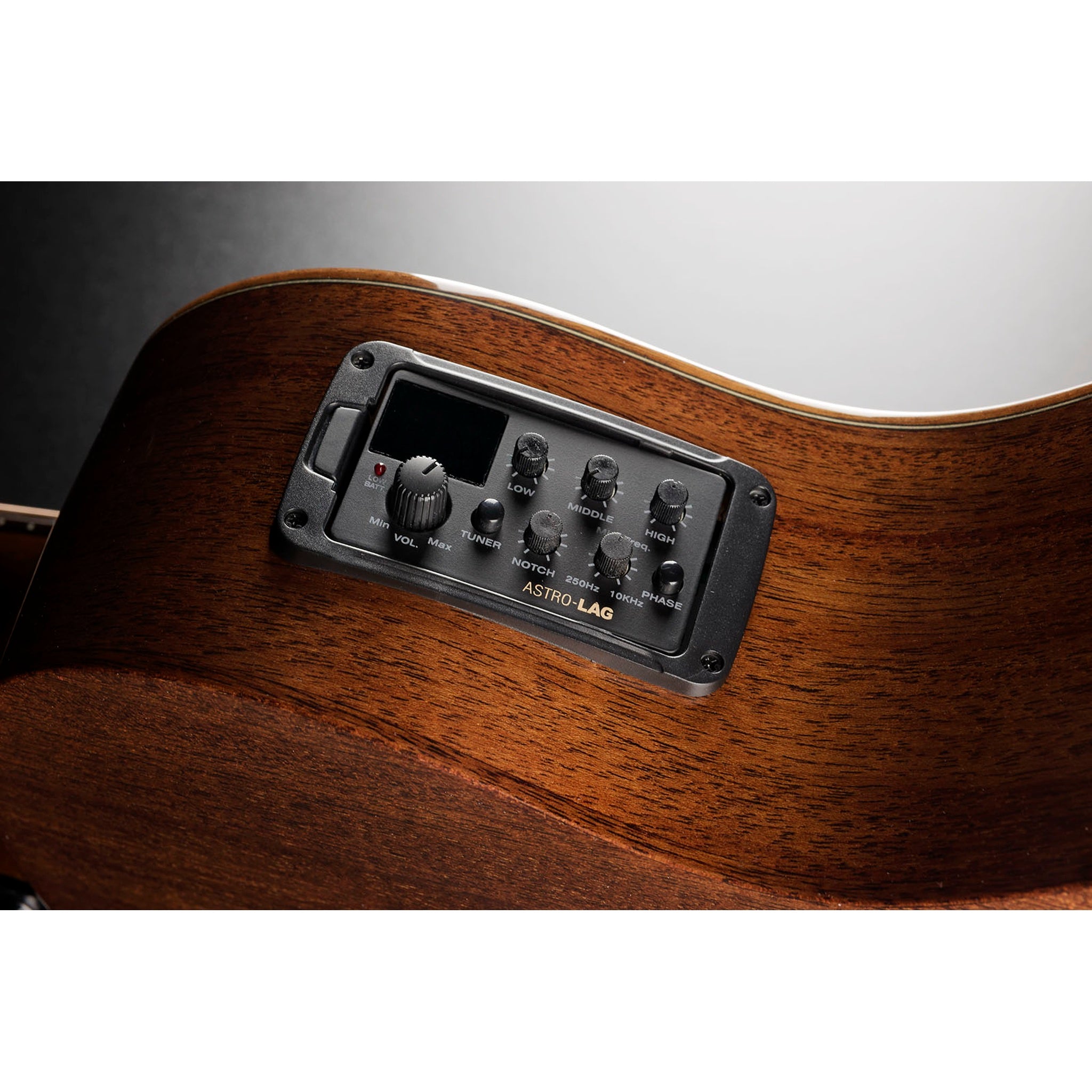 Lâg Tramontane Special T118 Auditorium Bevel Cutaway Acoustic-Electric Guitar – Brown Shadow