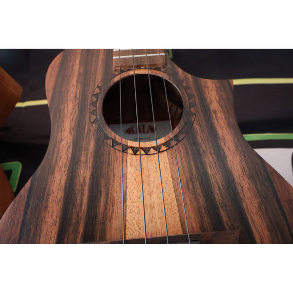 Kala Amara Tri-Top Tenor Ukulele with Cutaway &amp; EQ – KA-AM-T-CE