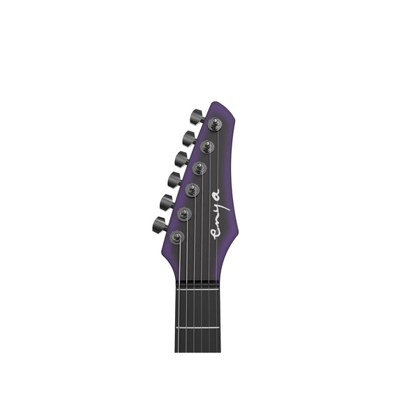 Enya Inspire Smart Electric Guitar Midnight Purple side profile