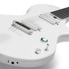 Enya Nova Go Sonic Smart Electric Guitar in Pearl White side profile