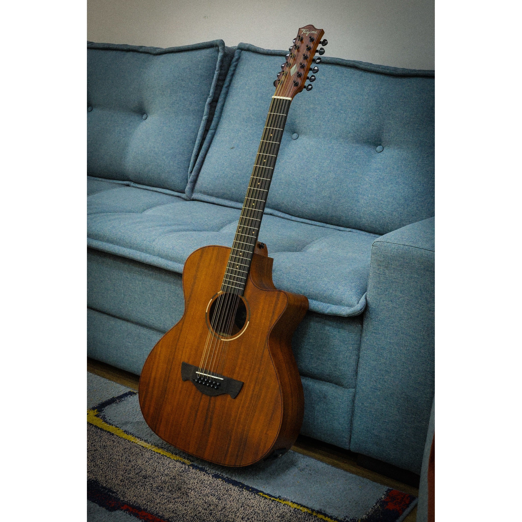 Tagima Solaris XII 12-string acoustic-electric guitar in Natural Open Pore - image 9