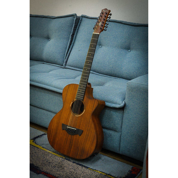Tagima Solaris XII 12-string acoustic-electric guitar in Natural Open Pore - image 9