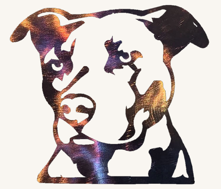 Pitbull Metal Art - 6