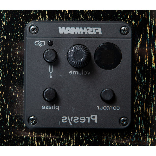 Breedlove LEFT HANDED Rainforest S Concert Black Gold CE African Mahogany